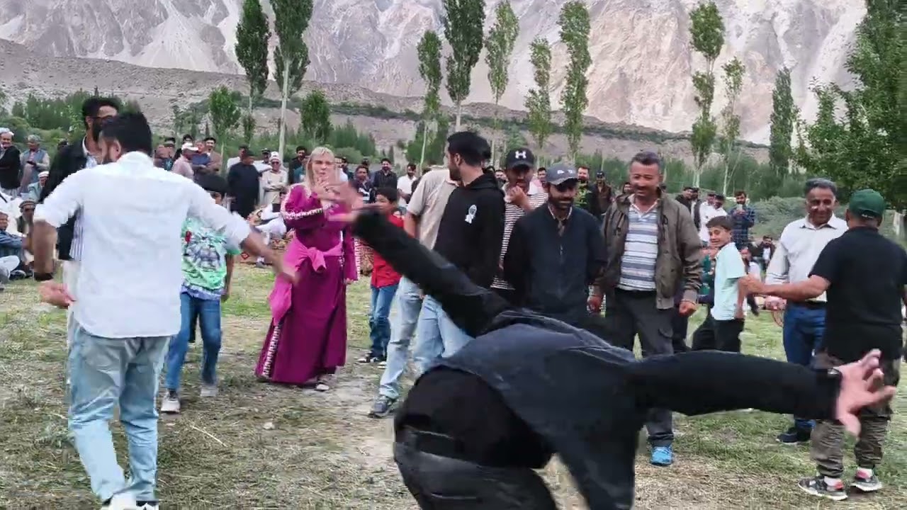 A female guest dance in Passu, where culture meets celebration #wedding #passu #culture #wakhi