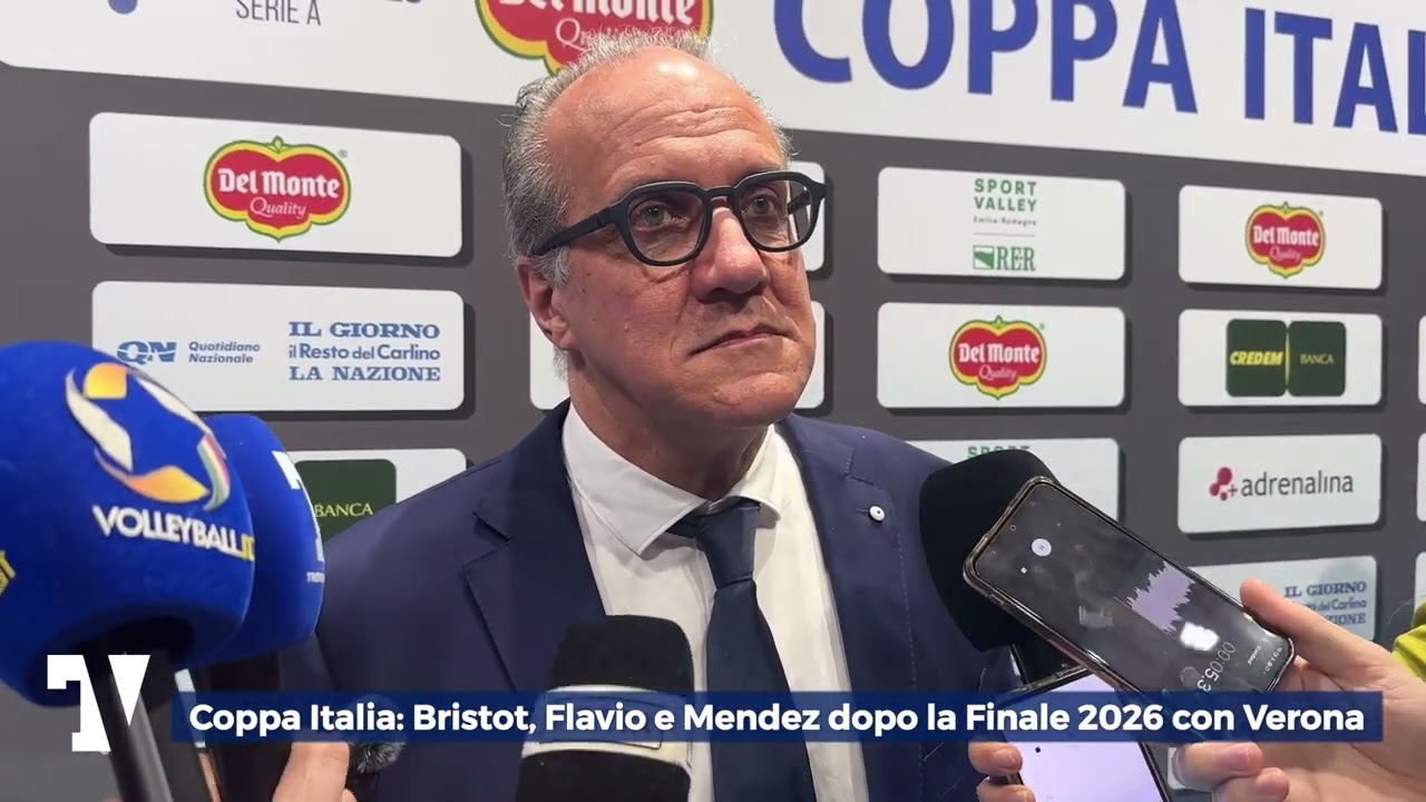 🎙️🟡🔵 MIXED ZONE | Coppa Italia, dopo la Finale con Verona: Bristot, Flavio e Mendez