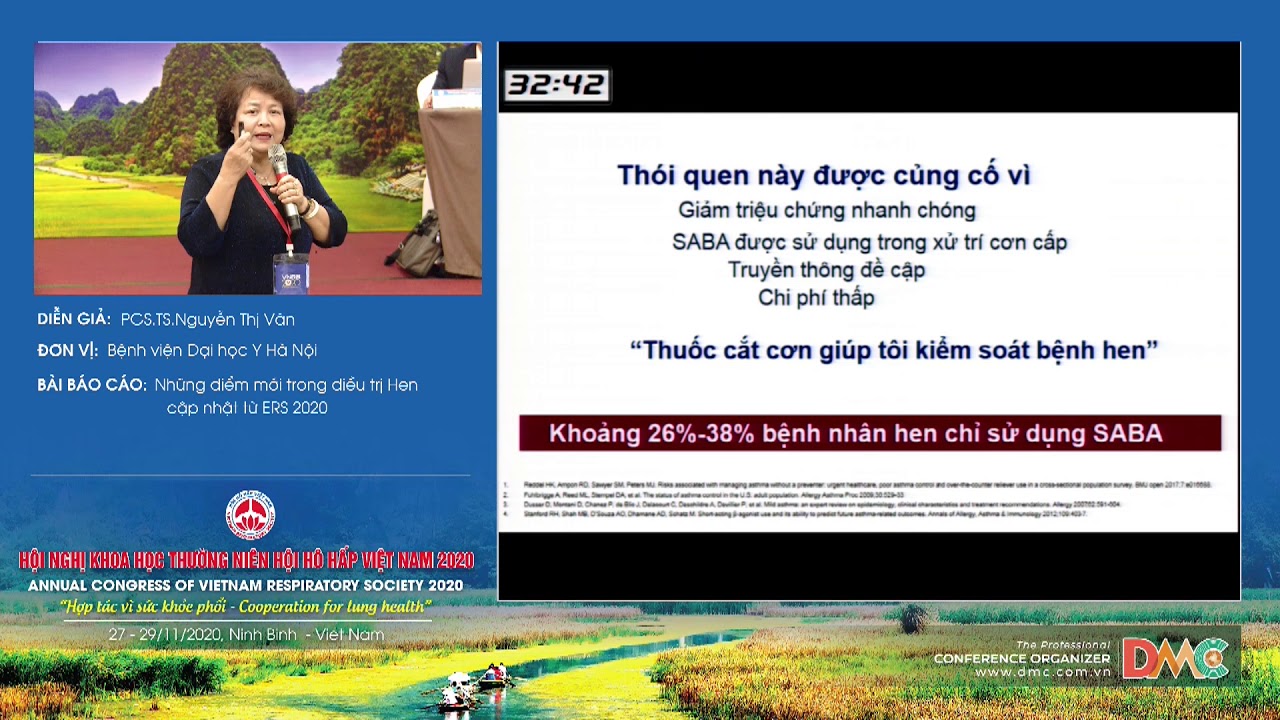 Những điểm mới trong điều trị Hen – cập nhật từ ERS 2020