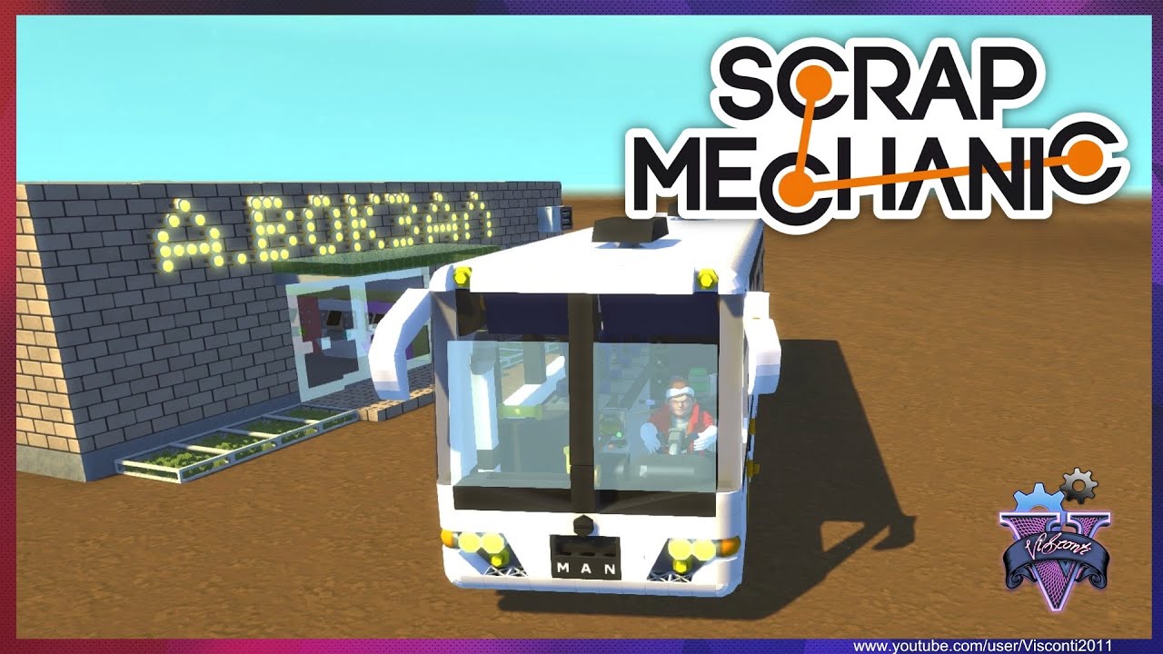Scrap Mechanic | АВТОБУС MAN | intercity bus