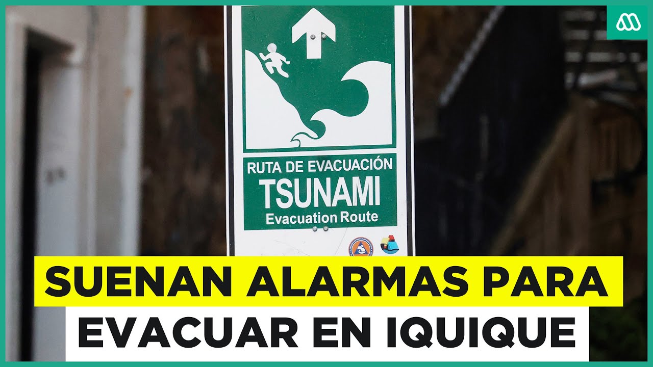 Suenan alarmas en Iquique para evacuar: Alerta roja por tsunami en costas chilenas