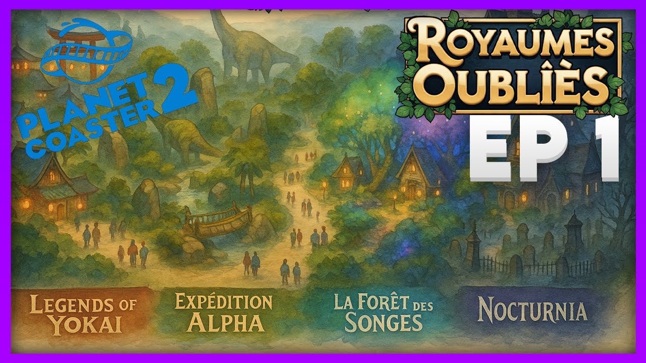 UN NOUVEAU PARC PLANET COASTER 2 ?! | épisode 1 [Les Royaumes Oubliés]