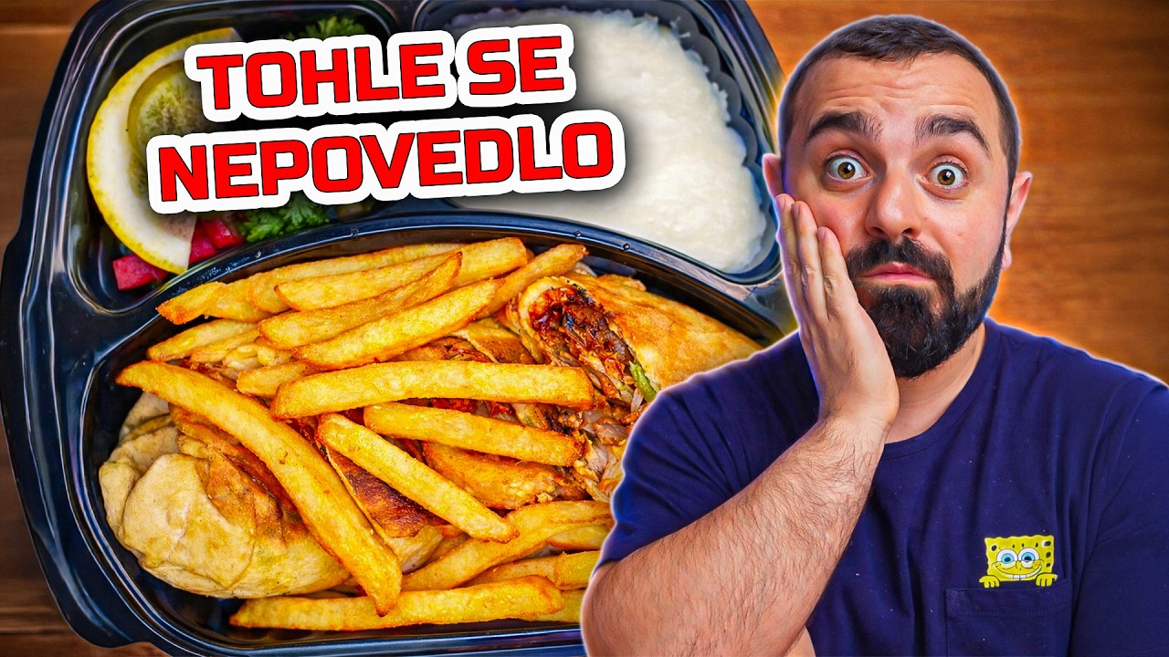 Pokazili skoro celou objednávku! Kebab, Shawarma a pizza z restaurace Oasis Prague.