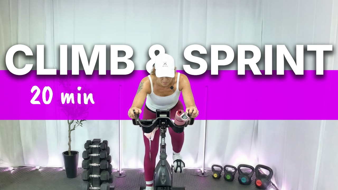 CLIMB & SPRINT COMBO | 20 Minute Indoor Cycling Workout