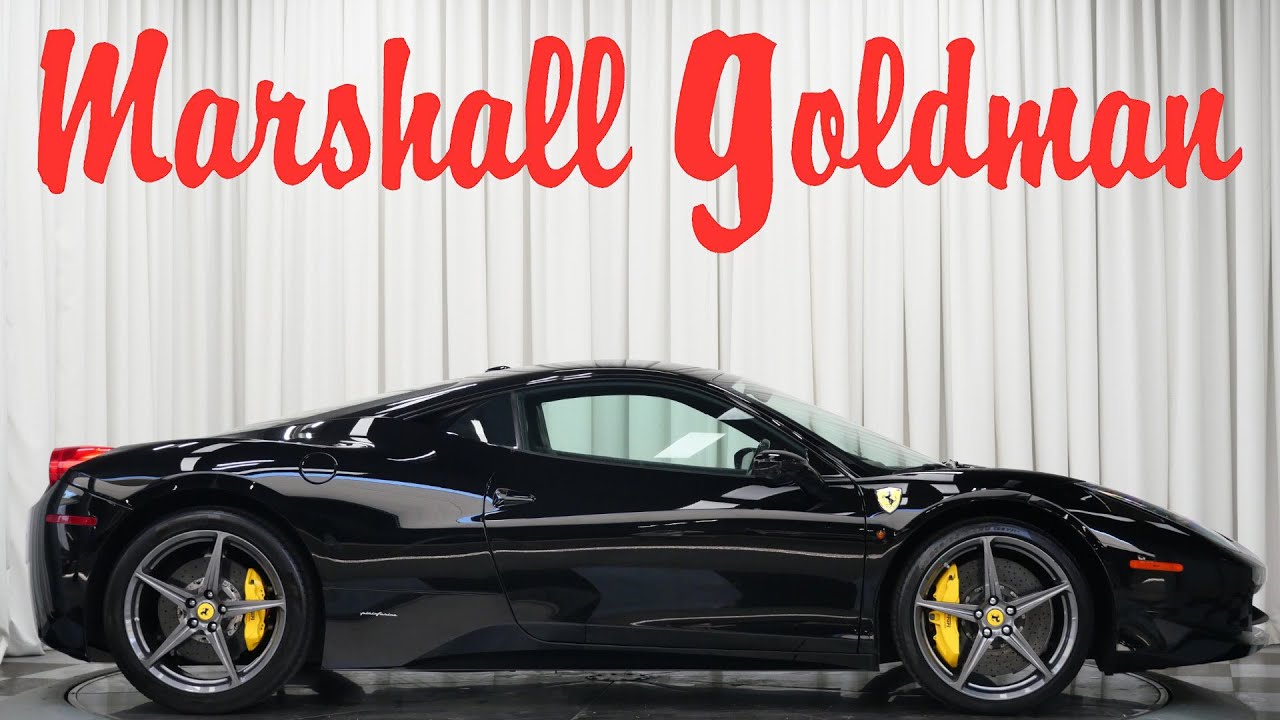 2015 Ferrari 458 Italia in Nero over Nero for Sale