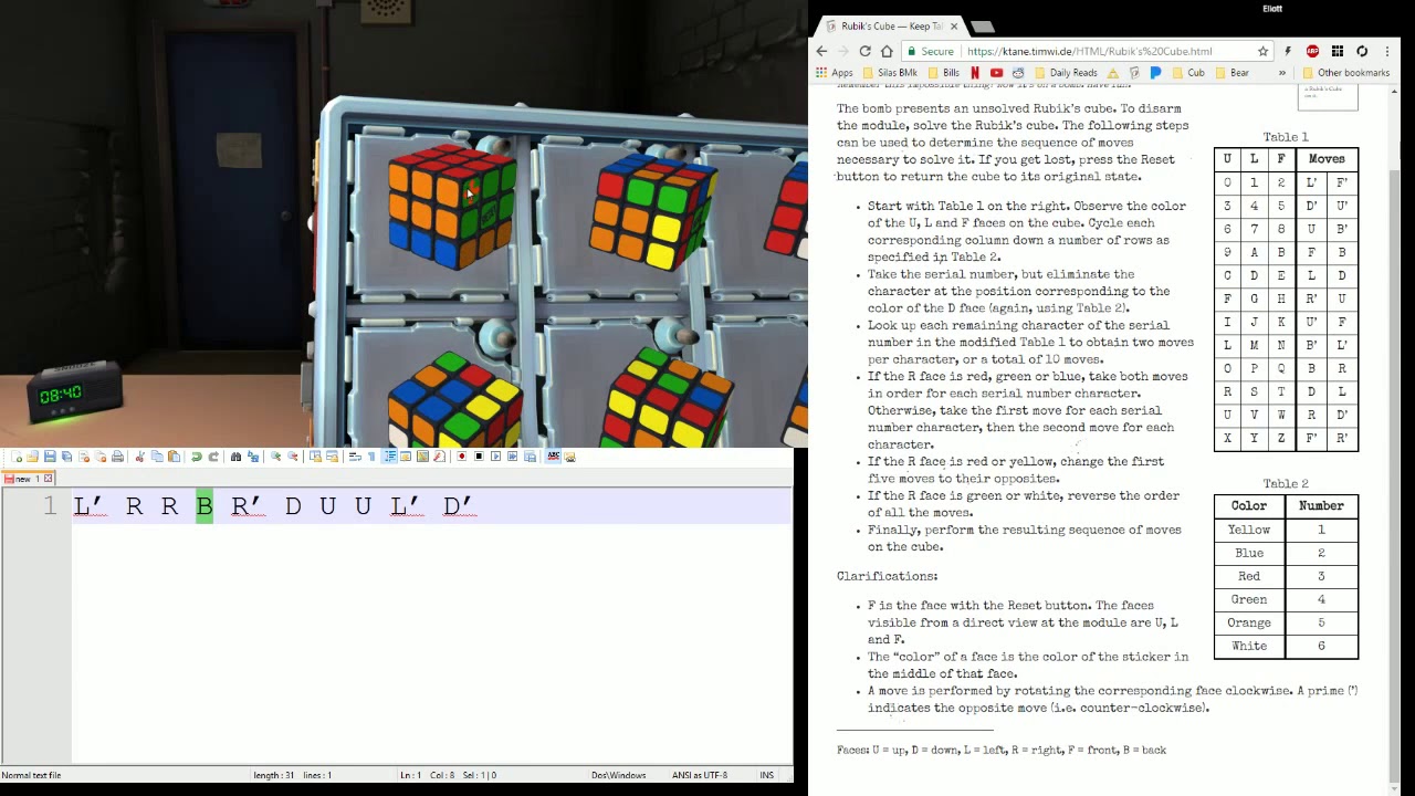 KTANE   How to   Rubik's Cube