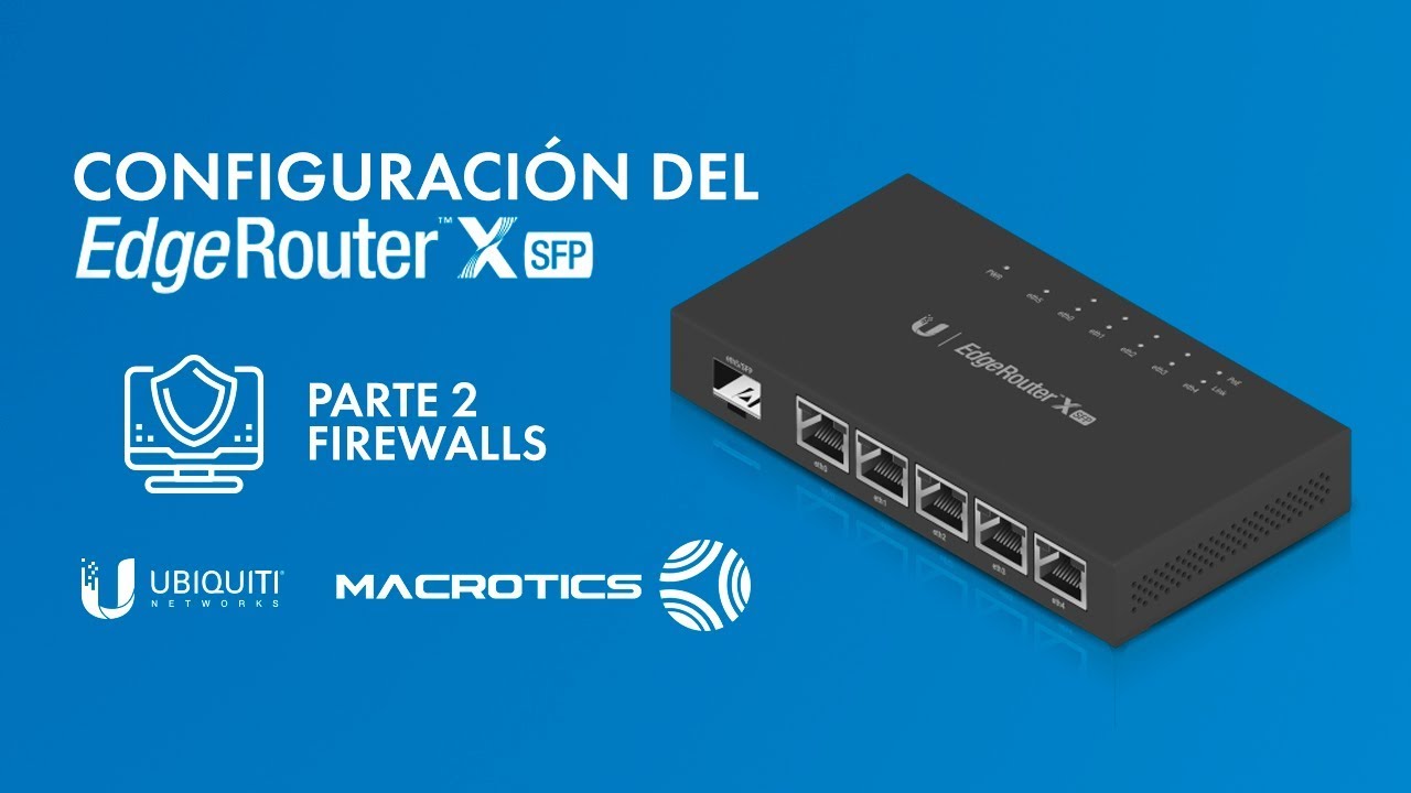 Ubiquiti EdgeMAX Cap 02 Firewall Router Configuration
