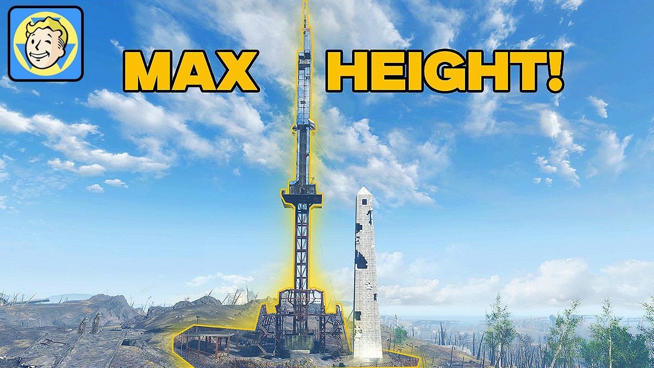 Fallout 4 Sky Tower: моя самая высокая постройка