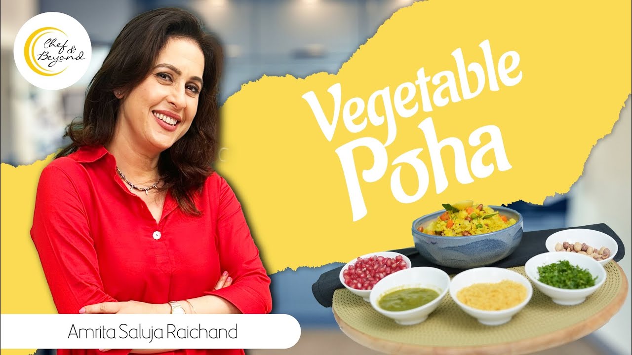 Vegetable  Poha || Start Your Day With Amrita || Easy Indian Breakfast Recipe || Amrita Raichand