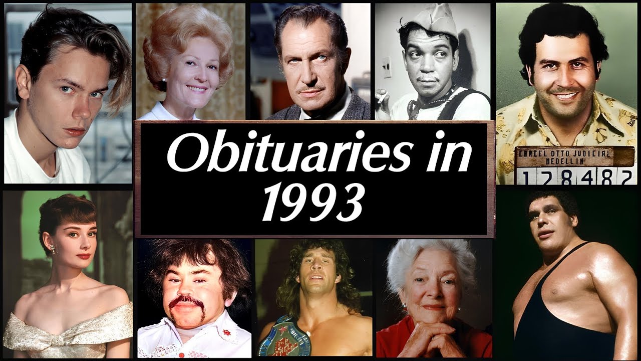 Obituaries in 1993: Remembering the Most Notable Figures We Lost in 1993