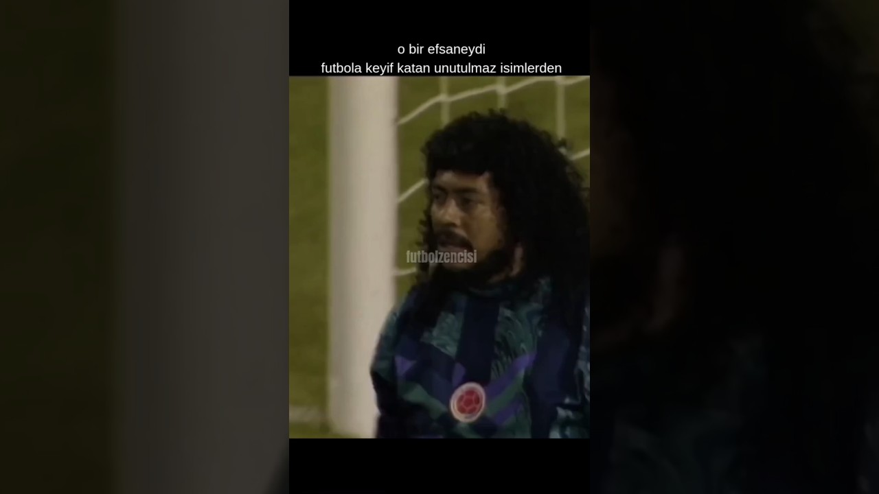 Futbola keyif katan kaleci Higuita. Efsane kurtarışı. #kaleci #goalkeeper #futbol #shorts
