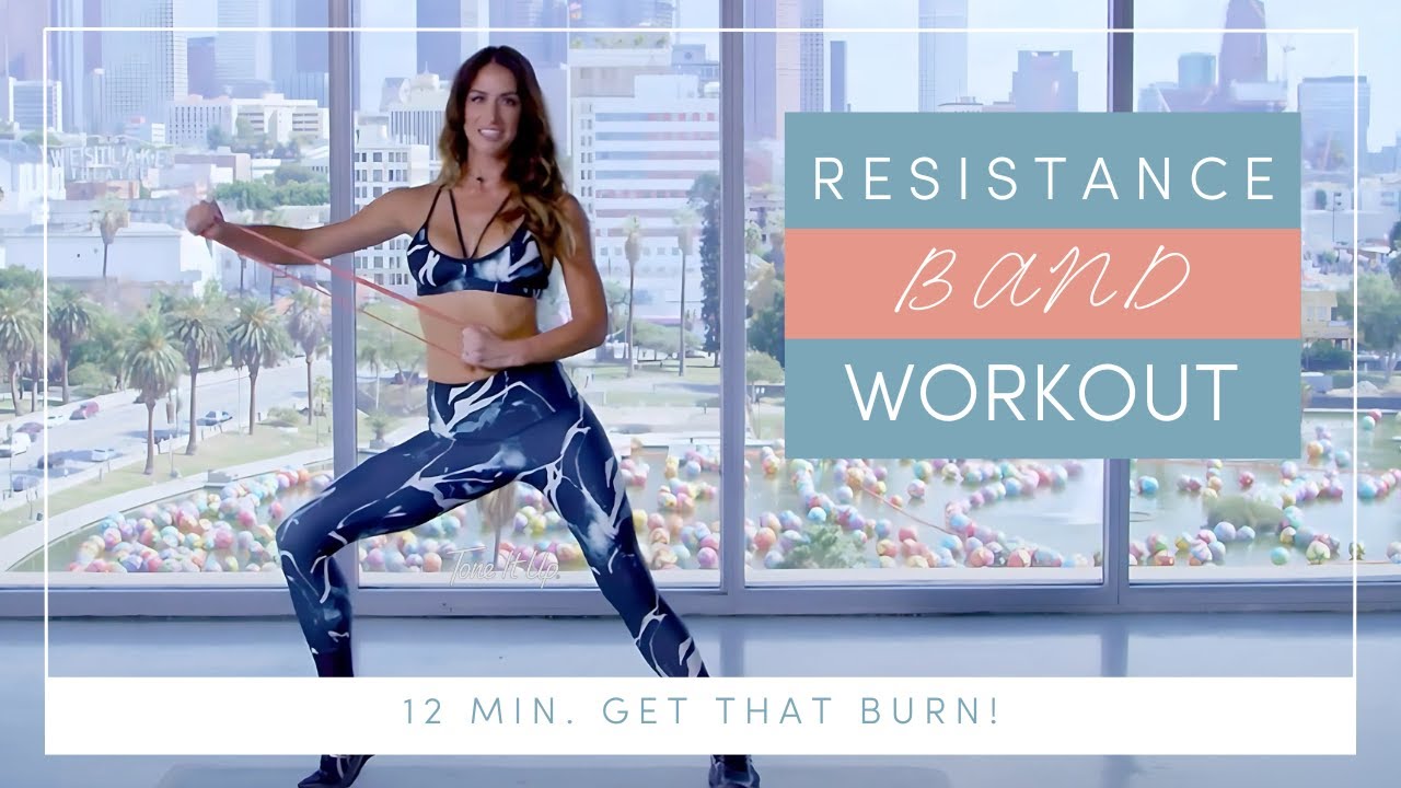 🔥 Get That Burn! NEW Resistance Band Workout! 🍑