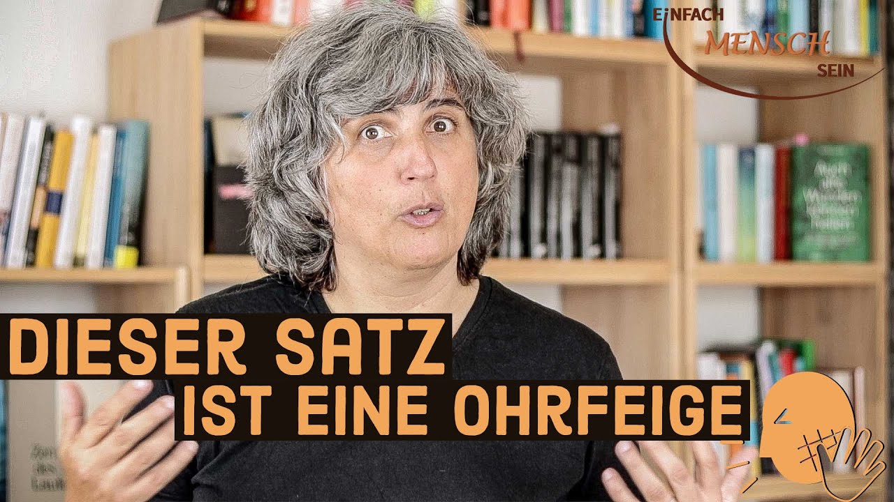 Dieser Satz ist eine Ohrfeige
