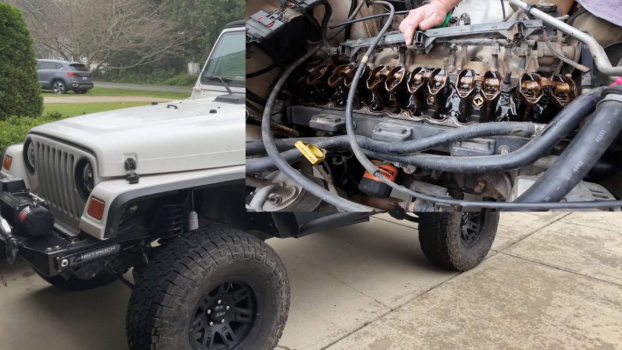 Replacing a 2000 Jeep TJ 4.0L Valve Cover Gasket