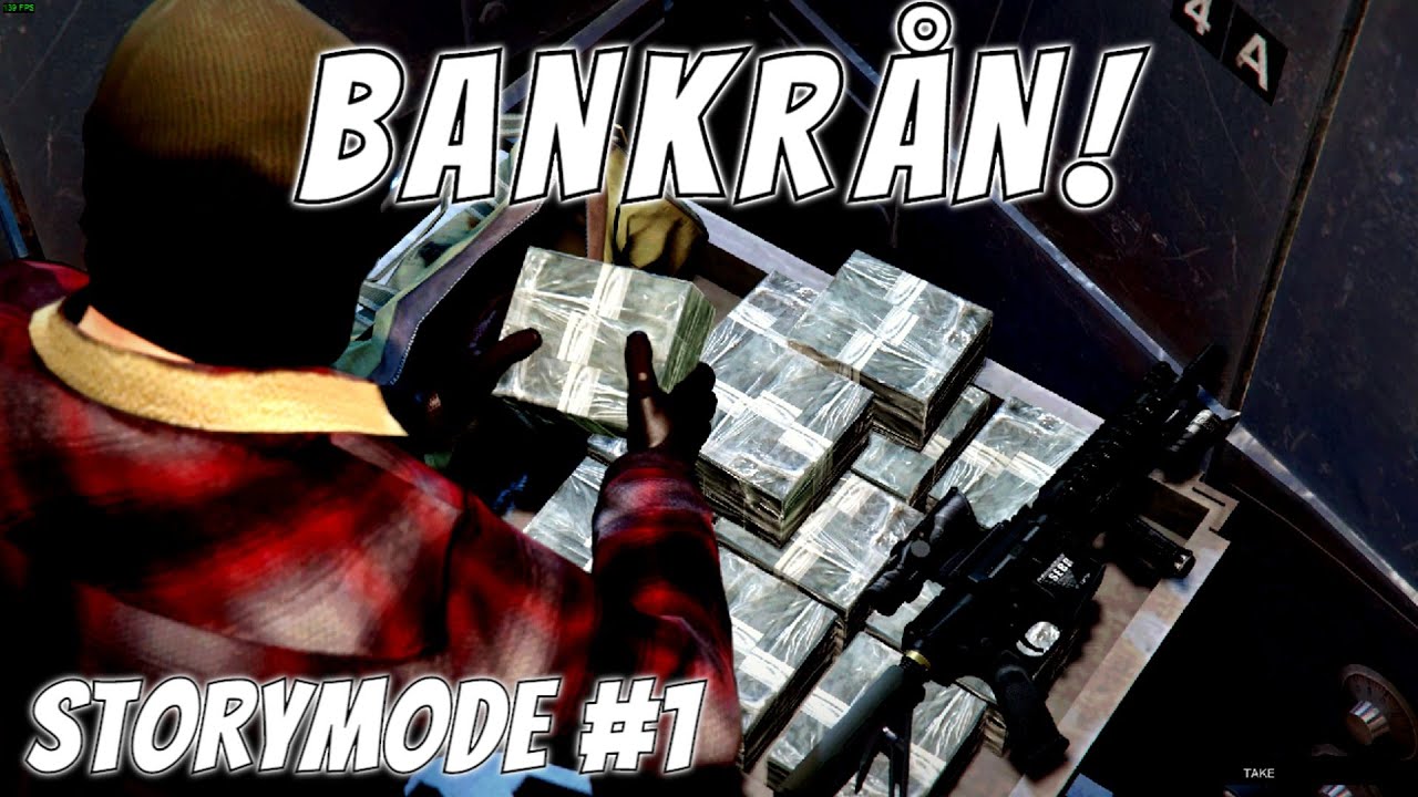 JAG GÖR ETT BANKRÅN - GTA 5 STORY MODE #1