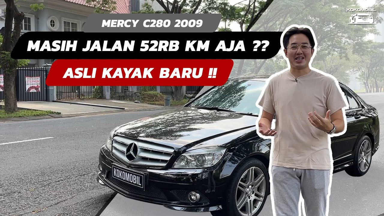 KOKO MOBIL | MERCEDES BENZ C280 W204 2009 MASIH 97% LIKE NEW NIH BRO !!