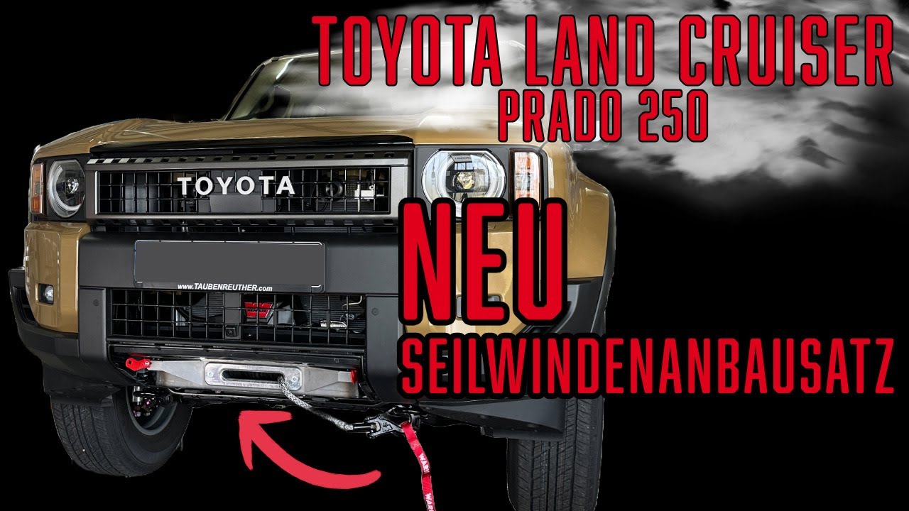Toyota Land Cruiser Prado 250 - 2024 Seilwindenansatz by Taubenreuther