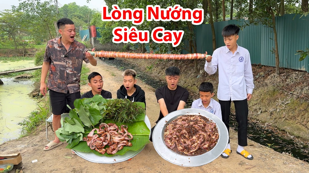 Hữu Bộ | Lòng Lợn Nướng Siêu Cay