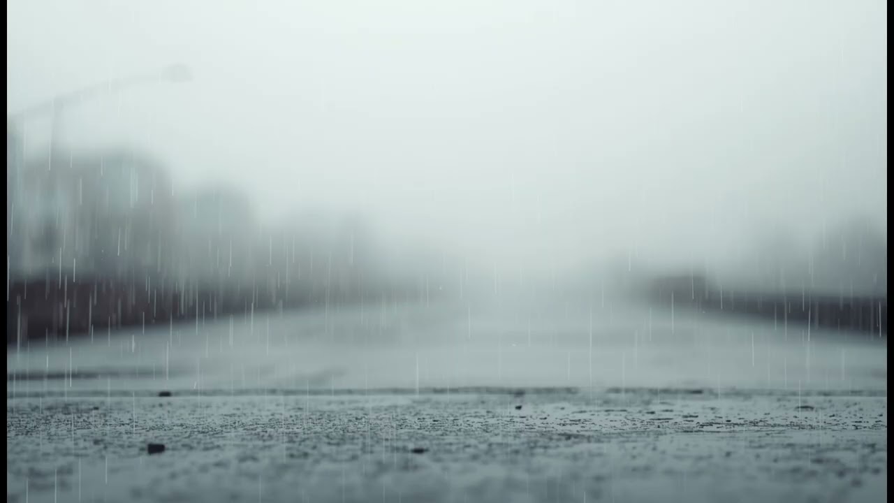 Rainy Focus Ambient — Neutral Piano Textures for Deep Concentration