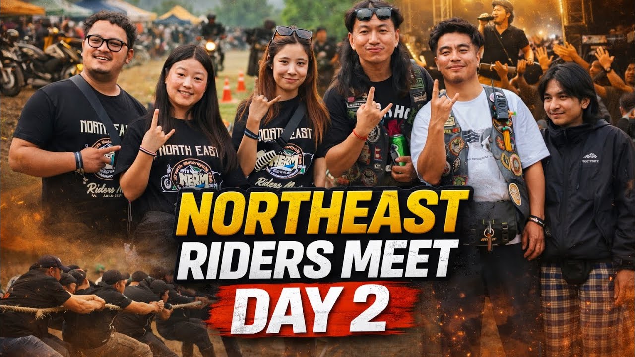 Northeast riders meet. Day 2 || campsite visits, cultural events slow race ,tug of war || David Angu