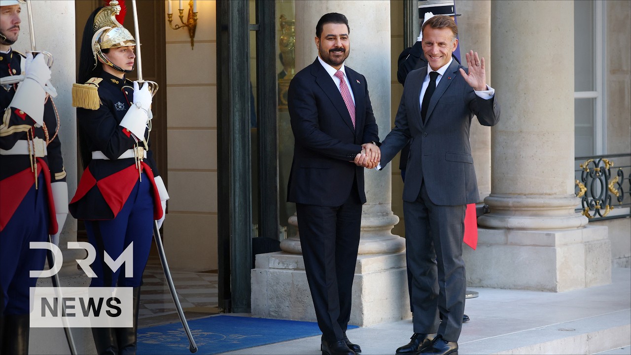 BREAKING NEWS: Macron Welcomes Iraqi Prime Minister Ali al-Zaidi for Talks at &Eacute;lys&eacute;e Palace | AC1G