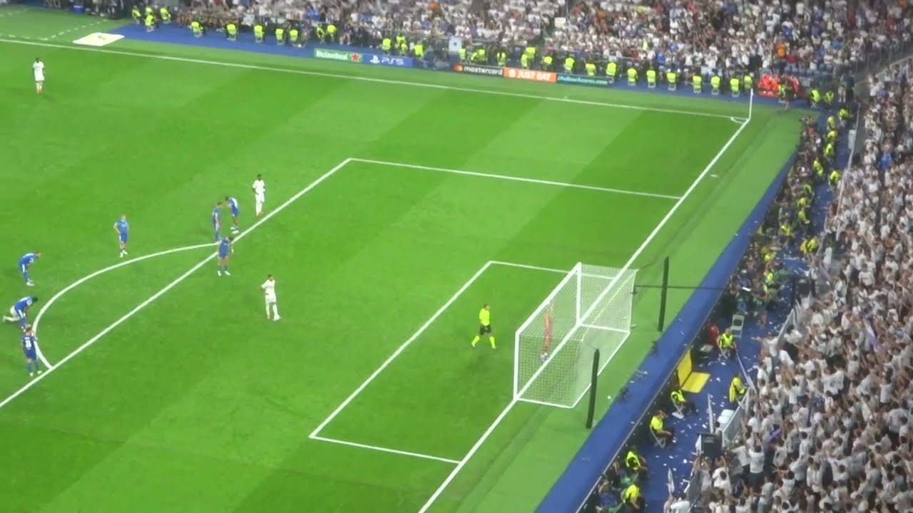 Real Madrid - Olympique de Marseille: gol de Mbapp&eacute; (temporada 2025-26)