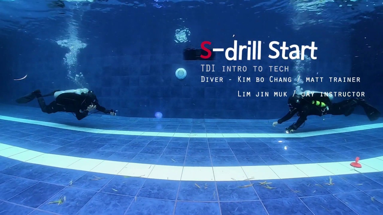 TDI Technical Diving - Intro To Tech, S-Drill Start / 테크니컬 텍 다이빙 - 인트로 투 텍, 에스 드릴 스타트 by 브라더스쿠바