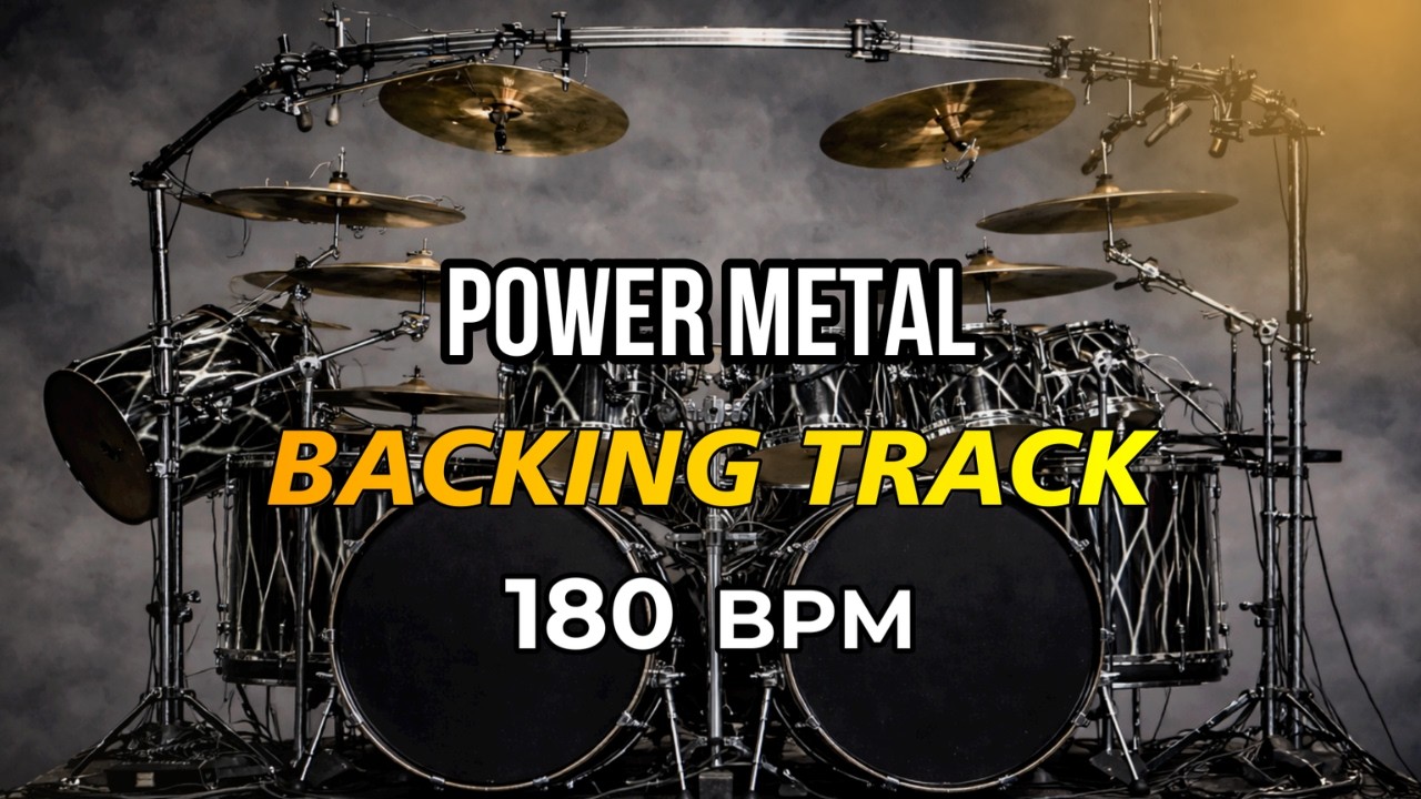 Power Metal Backing Track – 180 BPM | Epic Anthem Jam Track