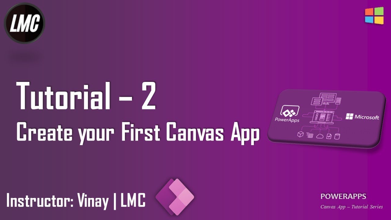 Урок 2: Создайте свое первое приложение Canvas с нуля