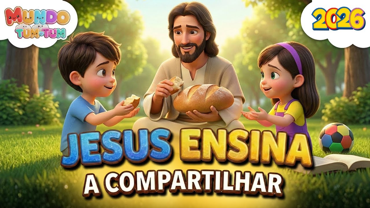 🙌🏻 Compartilhando com JESUS | Música Infantil Educativa