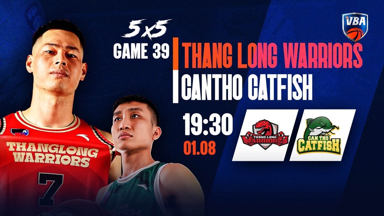🔴Livestream Thang Long Warriors - Cantho Catfish | Giải bóng rổ chuyên nghiệp Việt Nam - VBA 2023