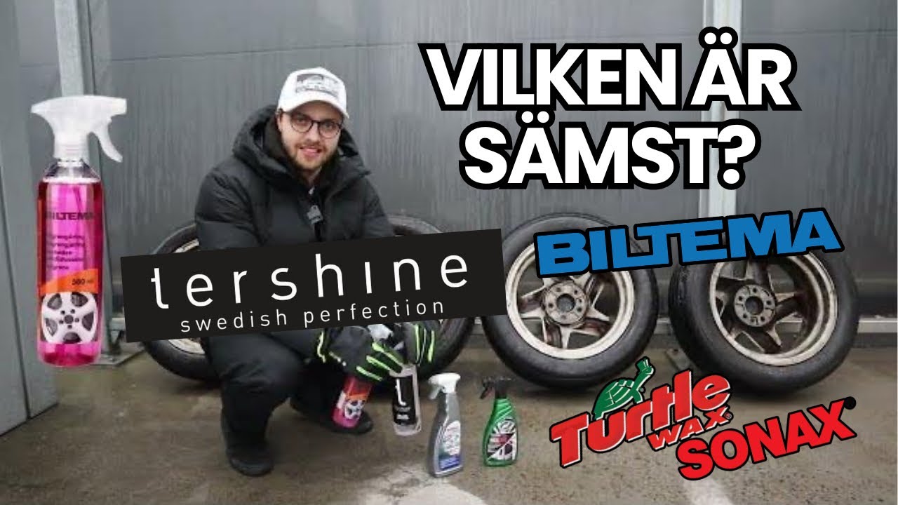 Testar Fälgrengöring - TERSHINE - BILTEMA
