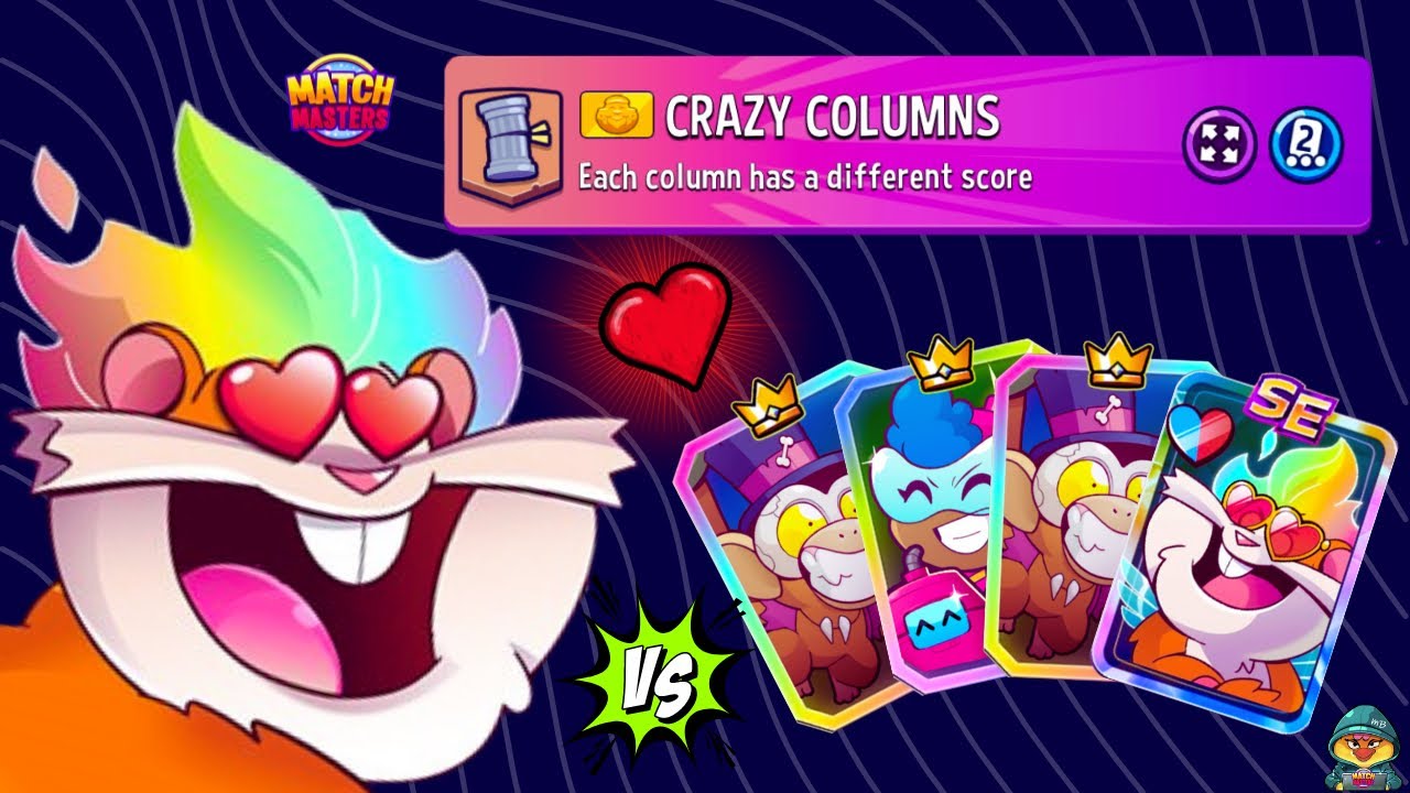 ~SE~ VINNIE VALENTINE x5 HIGH-STAKED vs PREMIUM BOOSTERS | Match Masters Crazy Columns + Super Sized