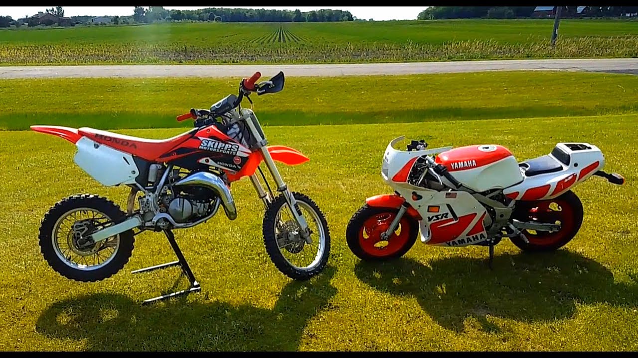 Honda Cr 85 vs Yamaha Ysr 50!!!