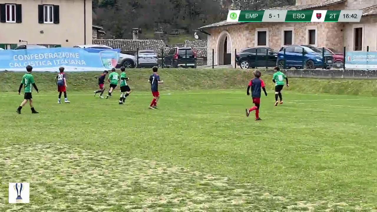 Diretta Trofeo Cascia Cup 2026 - Categoria 2013: Empire Marconi Blu vs Esquilino Rossa.