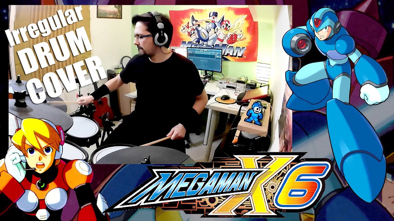 MEGAMAN X6 - Infinity Mijinion - Drum Cover by RetroDrummer [ロックマンX6 WEAPON CENTER OST]