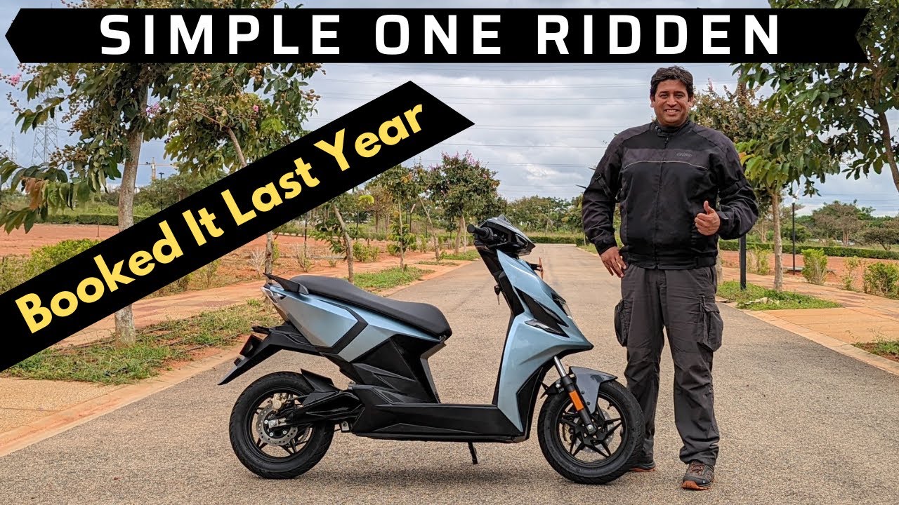 Simple One Electric Scooter Ride Review || Booked It Last Year, Delivery In September