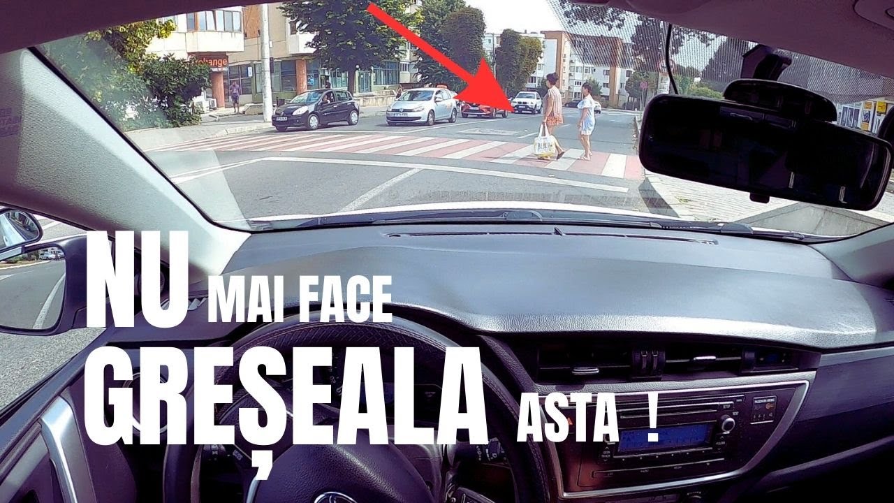 6 REGULI DE AUR la trecerile pentru PIETONI  !  Greșeli specifice începătorilor  !