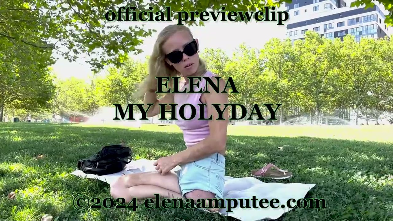 Elena amputee preview. Elena - My holyday