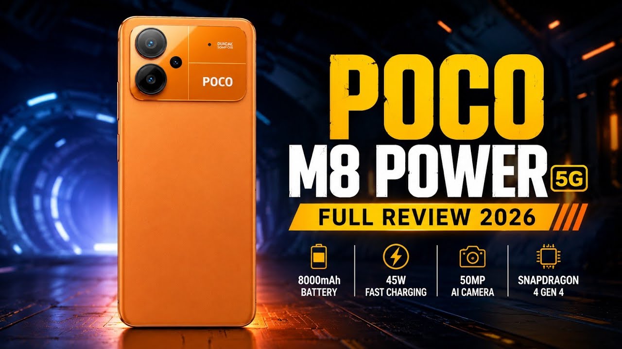 POCO M8 Power 5G Unboxing & First Look | Camera Test, Gaming & Battery!