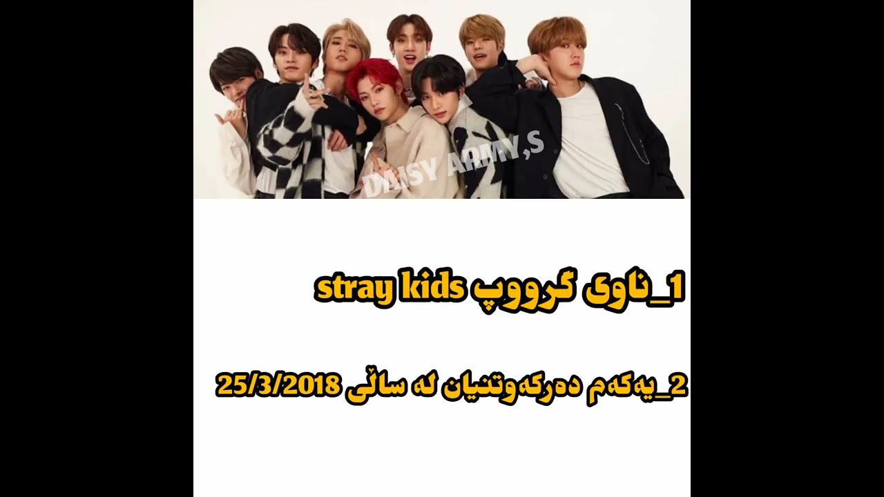 20 زانیاری دەربارەی گرووپی سترەی کیدز