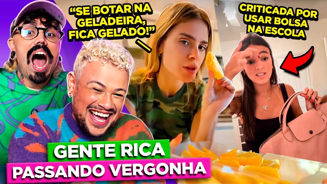 REAGINDO À GENTE RICA PASSANDO VERGONHA NA INTERNET #2 | Diva Depressão