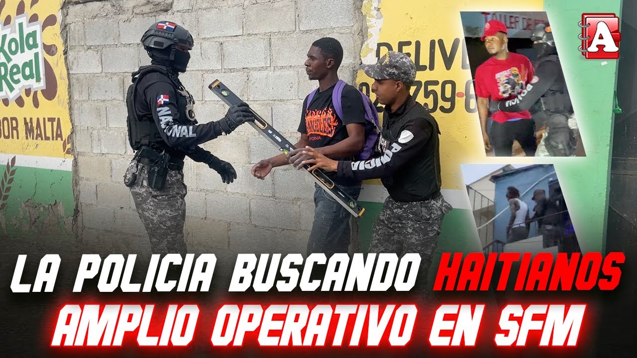 JUIDERO OTRA VEZ CON HAITIANOS DETENIDOS EN OPERATIVO EN SFM