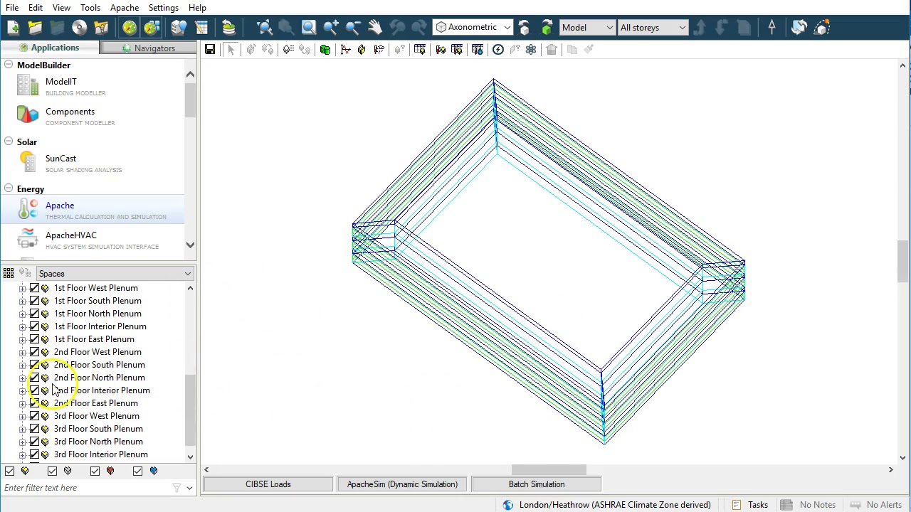 Assign thermal templates in IESVE