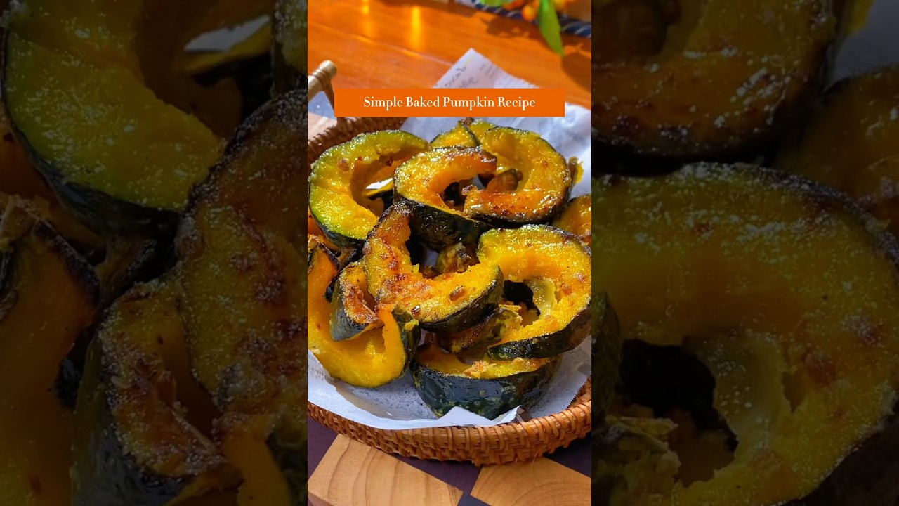 Простой рецепт запеченной тыквы #foodie #pumpkin #recipe