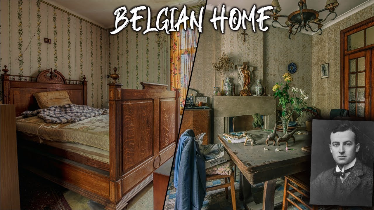 Fully Furnished Abandoned Belgian Home - Many Belongings Left Behind!