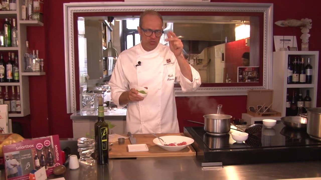 Nicola Batavia - Tartare di fassone con piselli