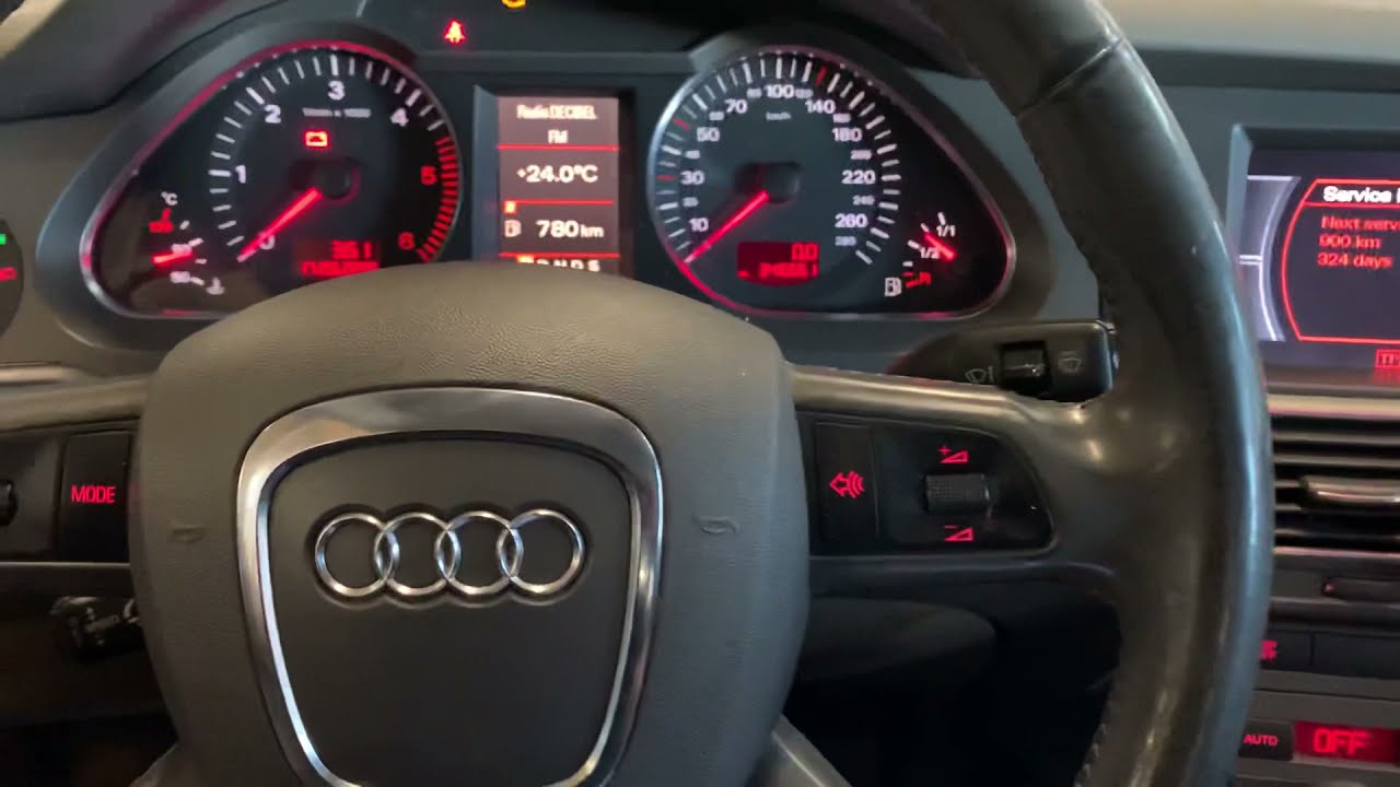Audi A6 сброс сервиса