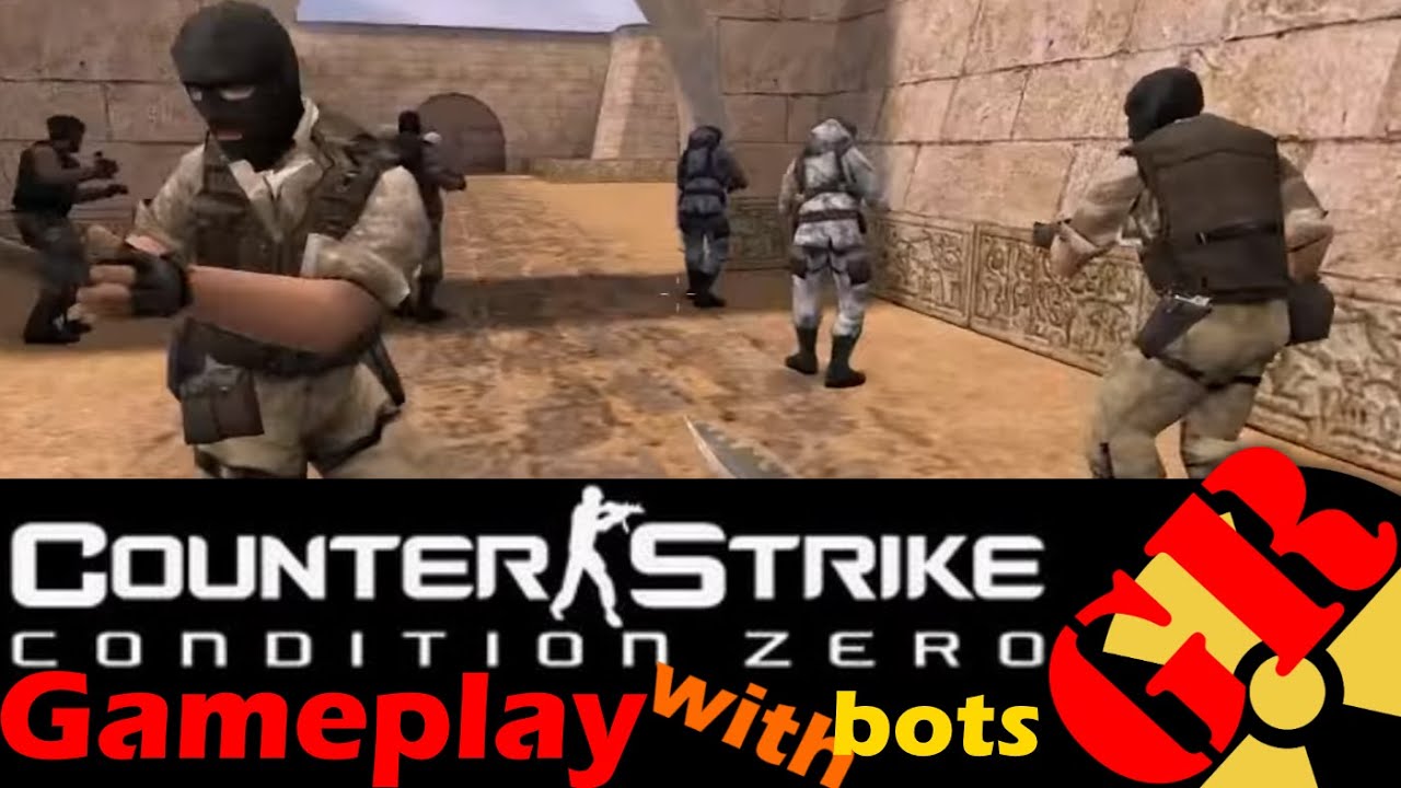 Counter-Strike: Condition Zero gameplay with Hard bots - Dust 2 - Terrorist