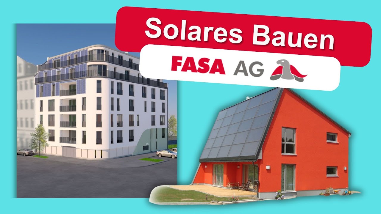 Solares Bauen - von Einfamilienhäusern & Wohnungsbau bis zu Gewerbeobjekten